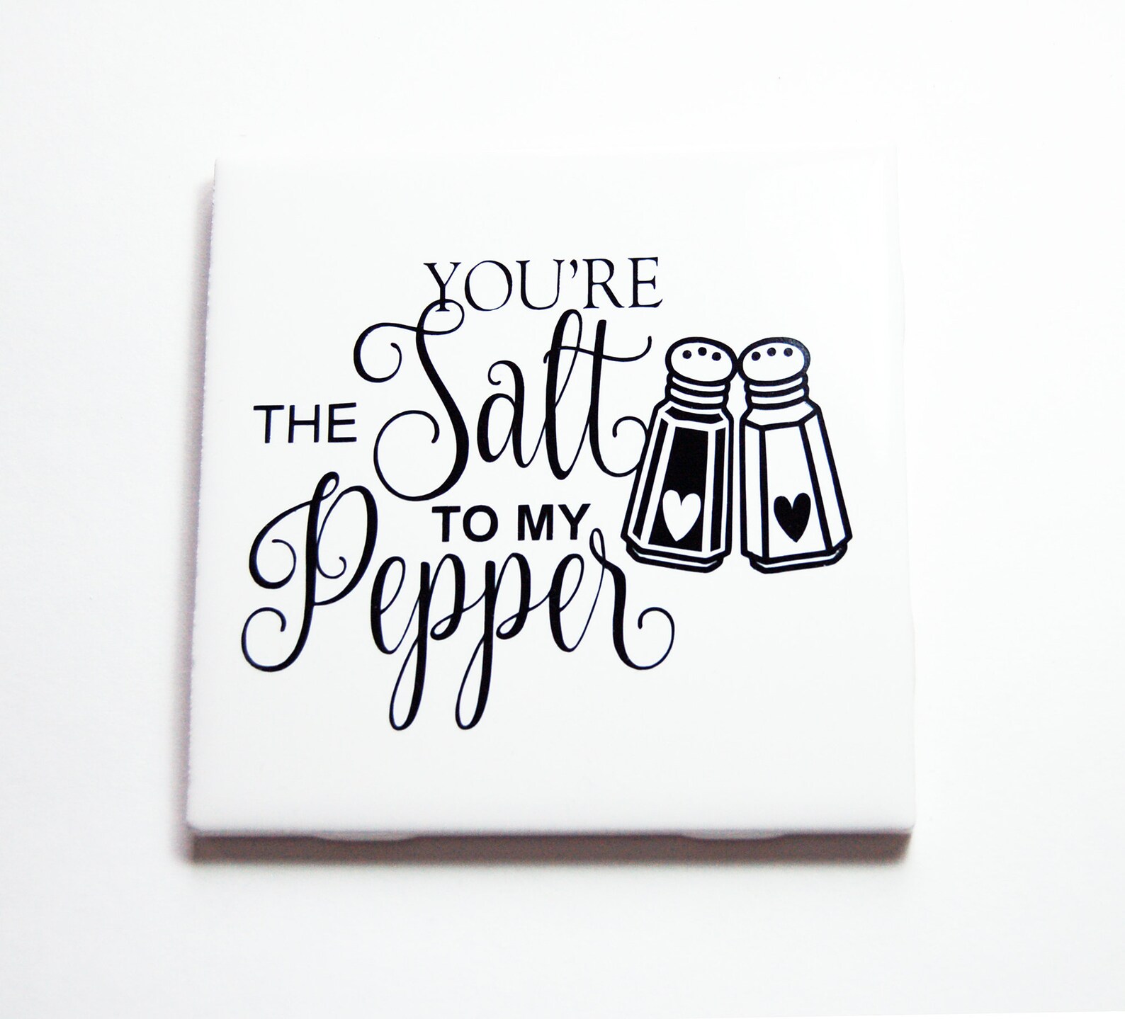 You're the Salt to My Pepper Kitchen Sign Black and White Etsy