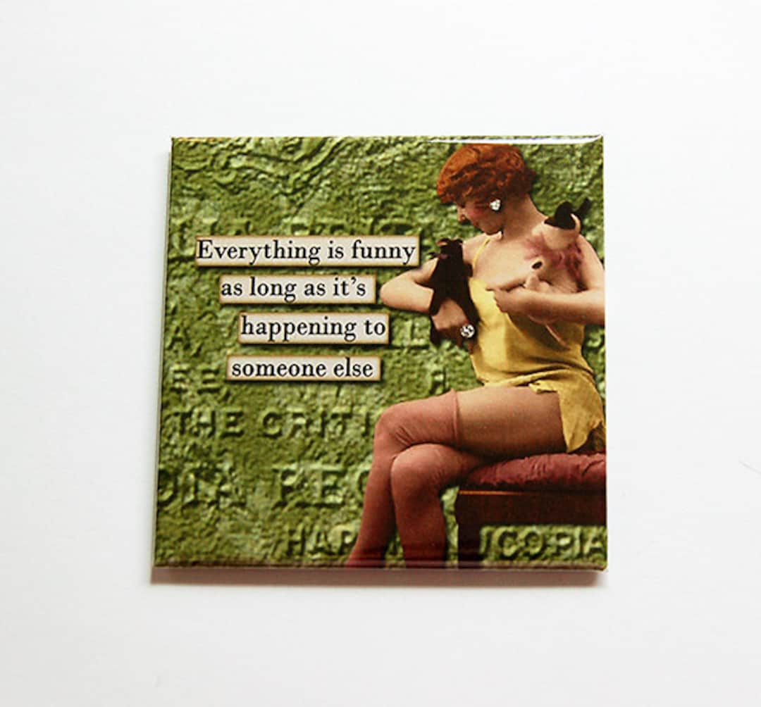 Funny Magnet, Magnet, Funny Retro Magnet, Retro Design, Fridge Magnet ...