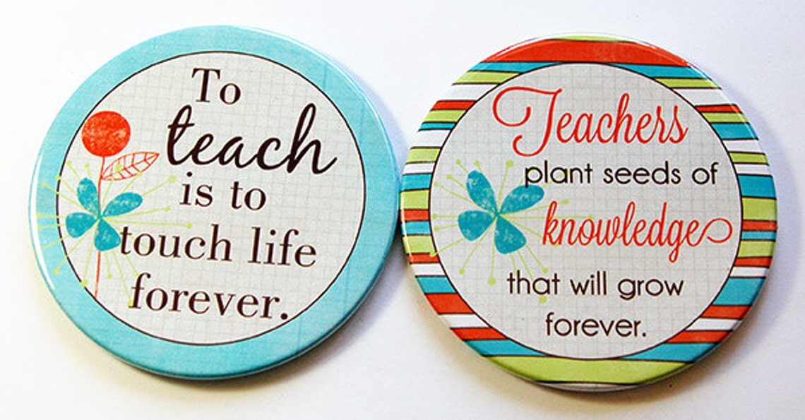 Teacher Coasters Drink Coasters Teacher Appreciation Set of Etsy