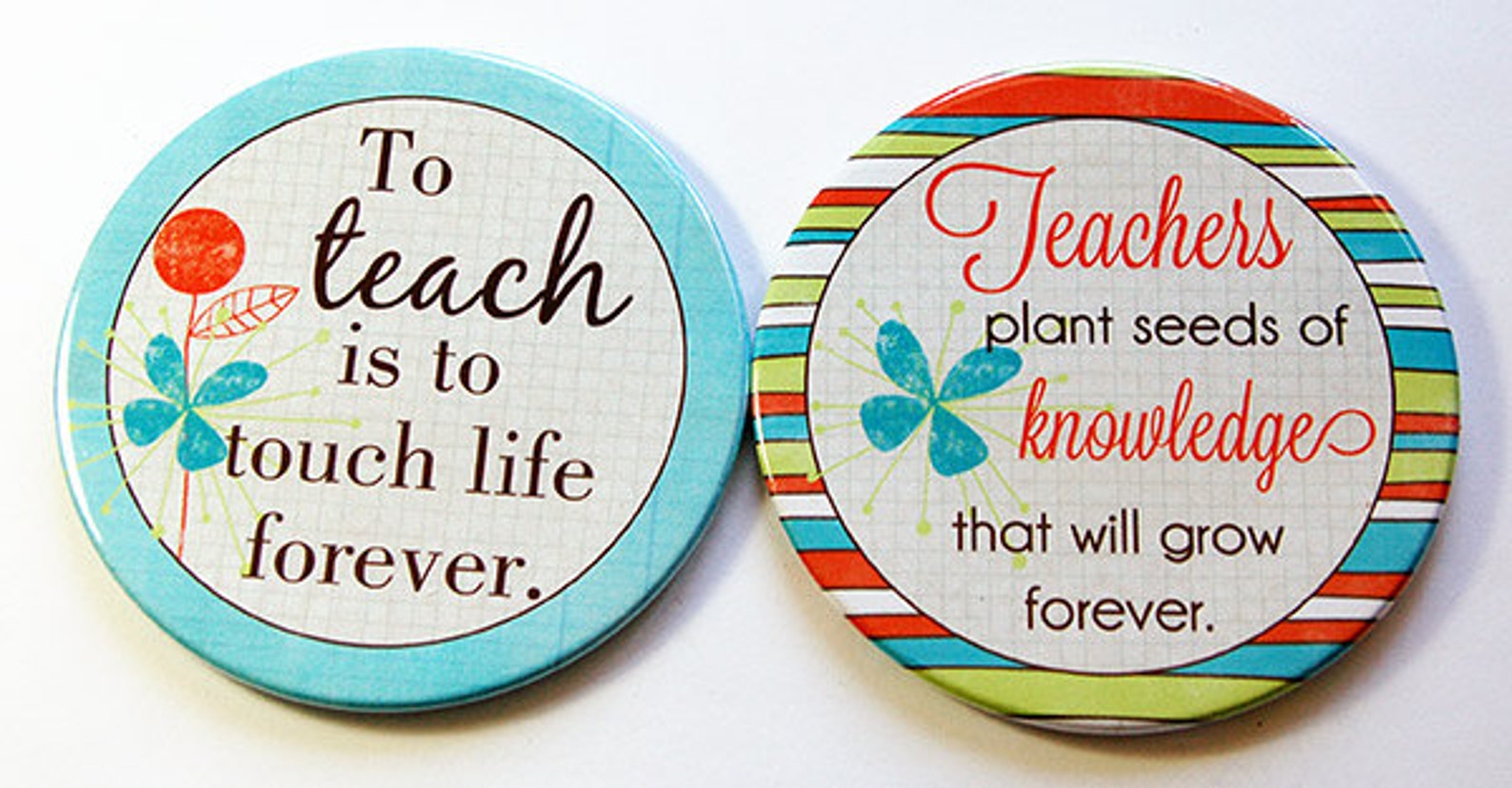 Teacher Coasters Drink Coasters Teacher Appreciation Set of Etsy