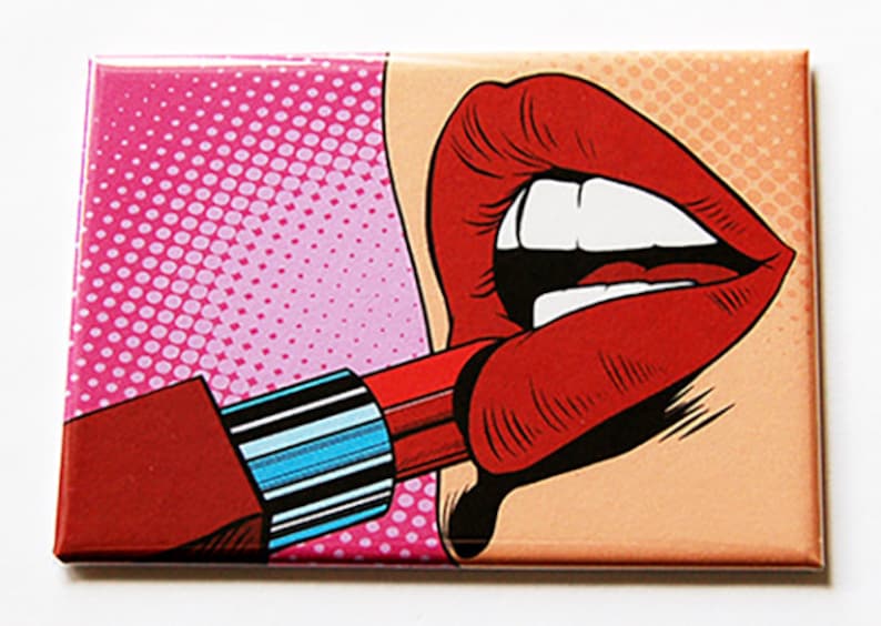 Lipstick Mirror Large Pocket Mirror Makeup Mirror Purse Etsy Canada