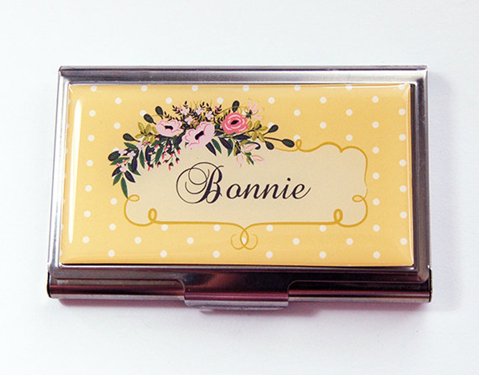 Personalized Card Case Business Card Holder Personalized Etsy