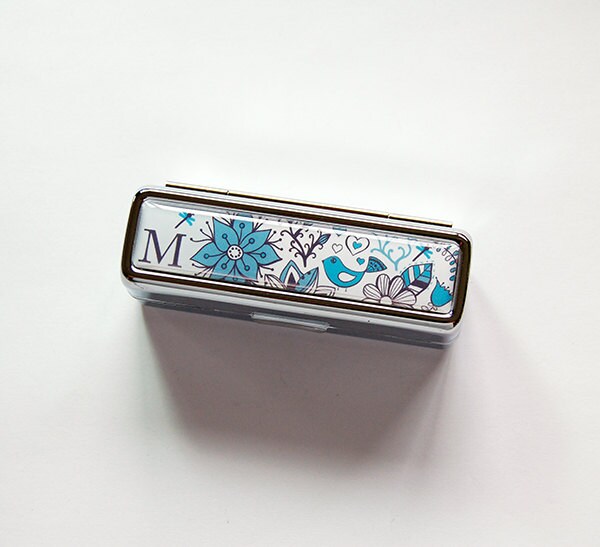 Monogram Lipstick Case Lipstick Case With Mirror Lipstick Etsy Canada