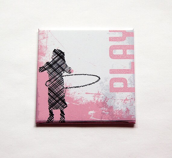 Play Magnet Hula Hoop Magnet Large Square Magnet Kitchen Magnet