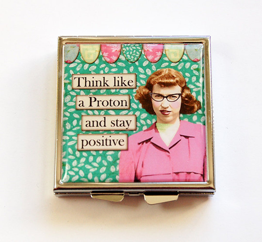 Funny Pill Box, Square Pill Case, Square Pill Box, Pill Case, Funny