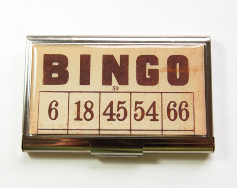 Bingo Business Card Case Card Holder for Bingo Lover 3137 Etsy