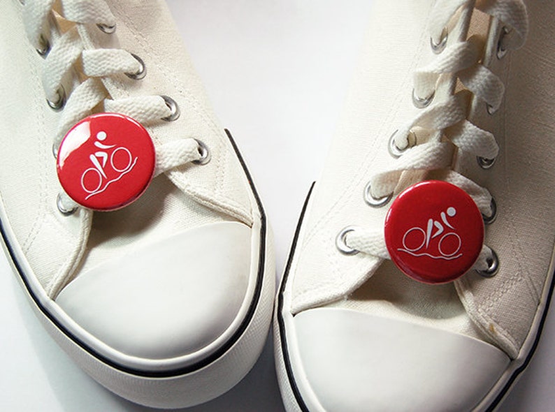 Shoelace Charm Gift for Cyclist Cycling shoelace charms Running shoe charm Fitness motivation 6034 exercise motivation shoelace tag
