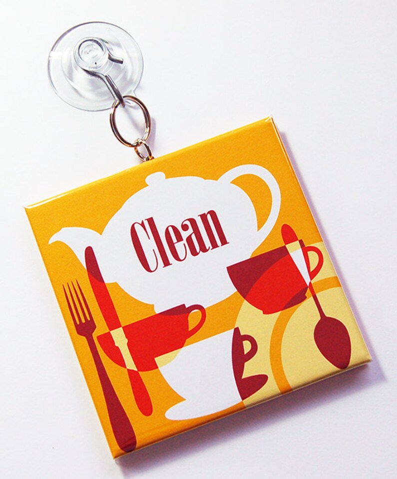 Dishwasher Sign With Suction Cup Works on Stainless Steel Etsy