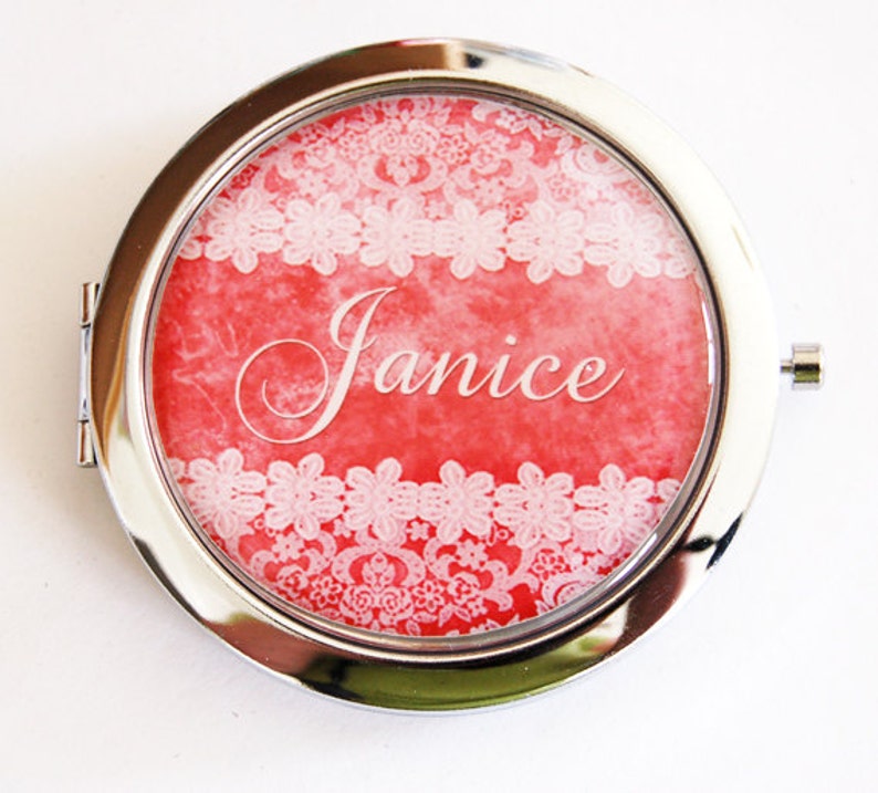 Custom Compact Mirror Personalized Compact Mirror Etsy