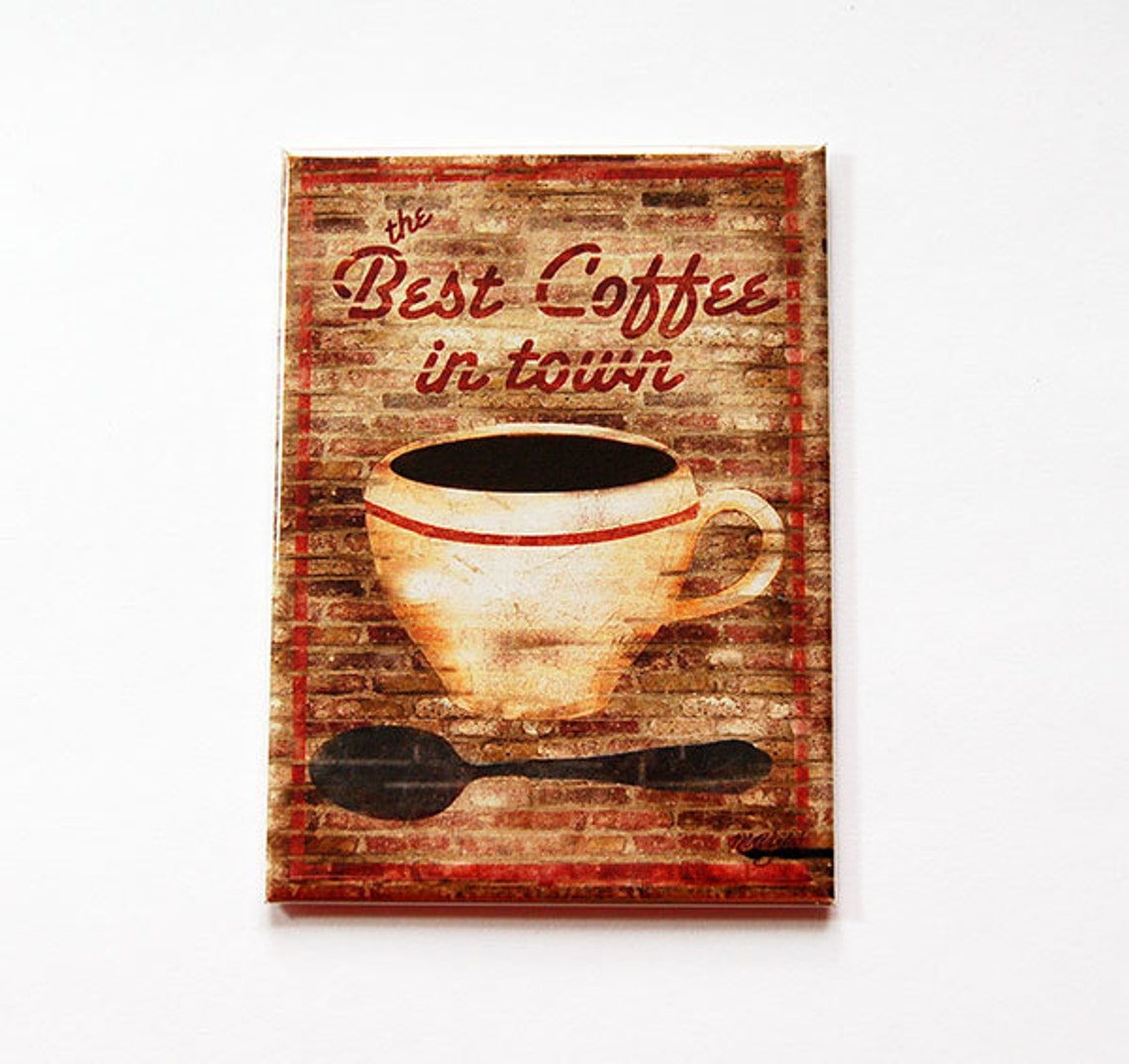 Coffee Magnet Coffee Lover Magnet Fridge Magnet ACEO | Etsy