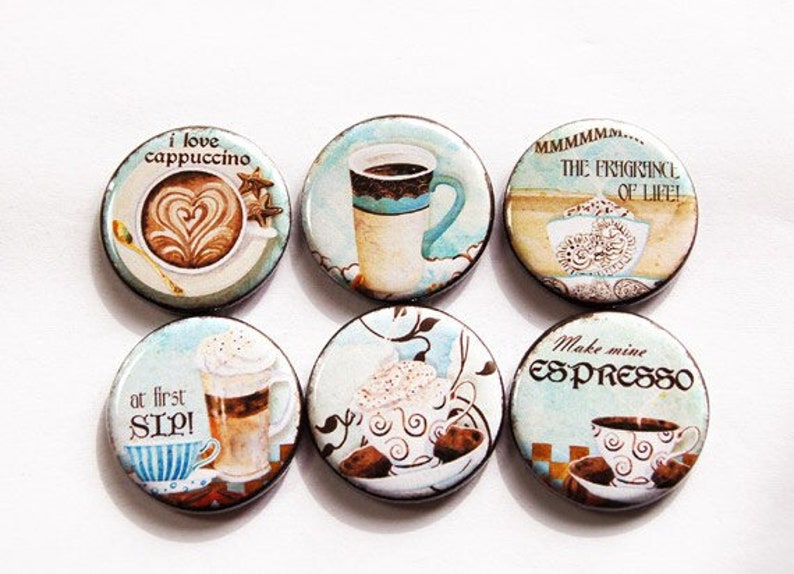 Coffee Coffee Lover Button Kitchen Etsy