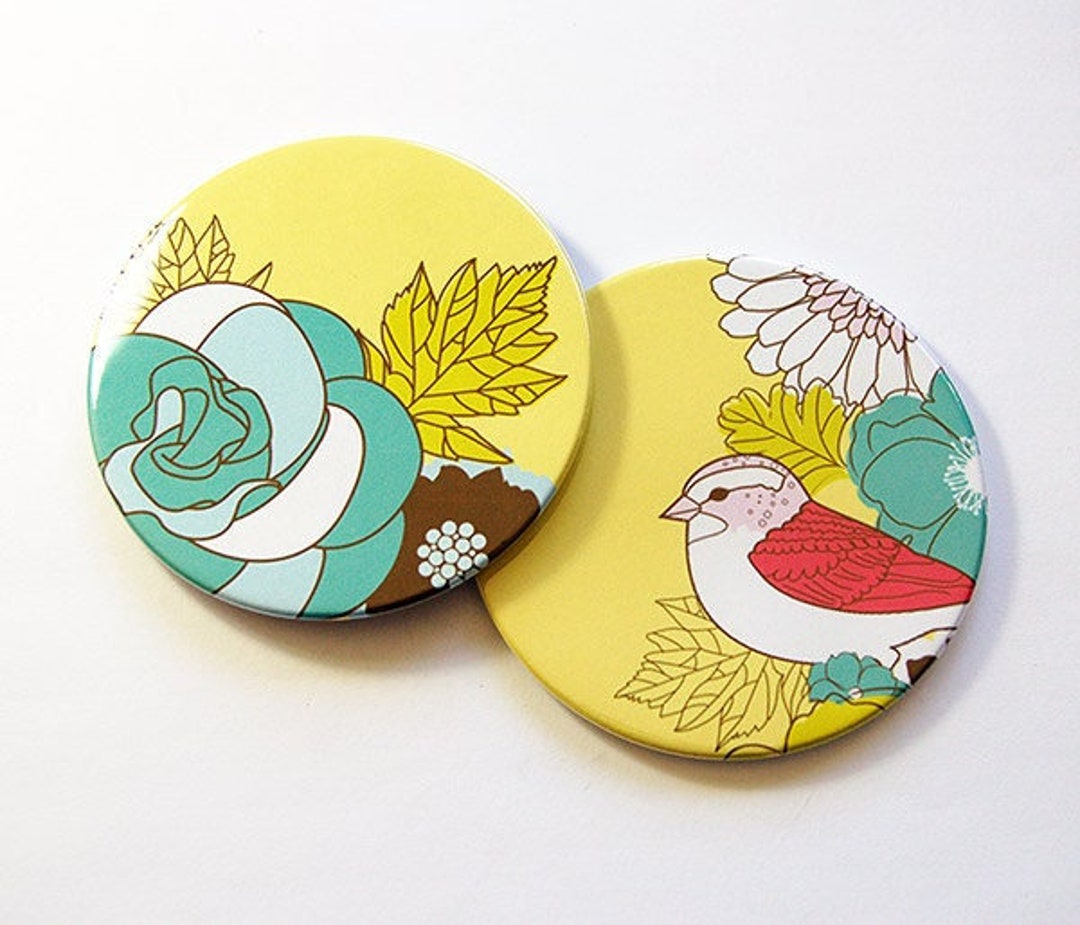 Coasters Flower Coasters Bird Coasters Drink Coasters Etsy