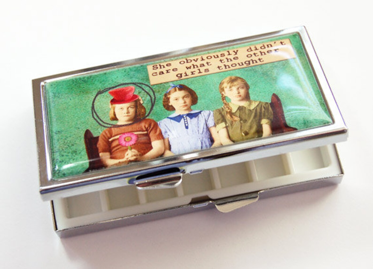 Funny Pill Box Pill Case 7 Sections 7 Day Pill Box Humor Etsy