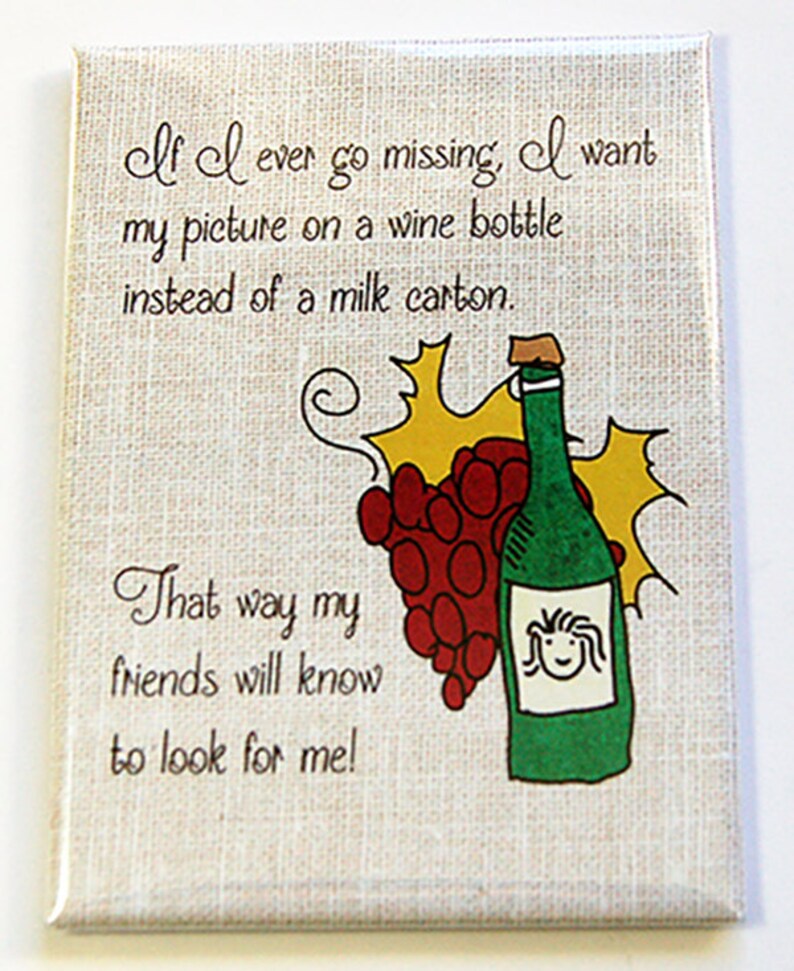 Gift for Wine Lover Fridge Kitchen Etsy