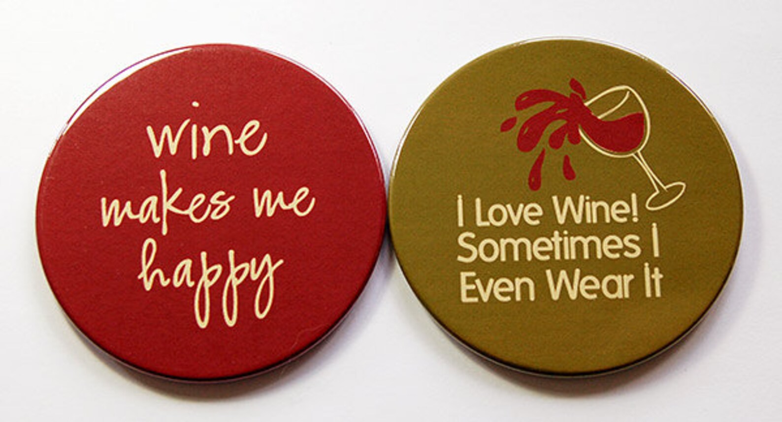 Wine Coasters Drink Coasters Coasters Wine Lover Wine Etsy