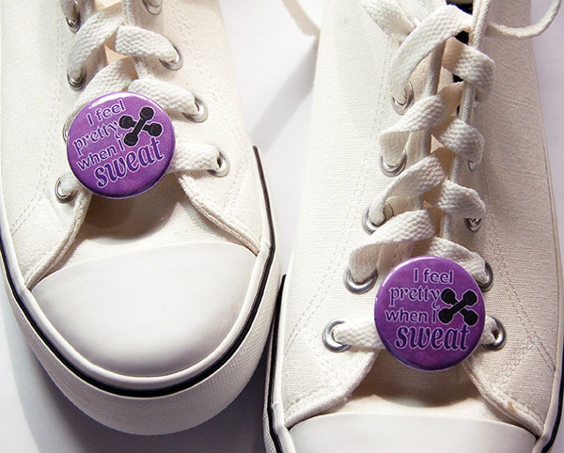 Exercise shoelace charms Running shoe charm New Years Etsy