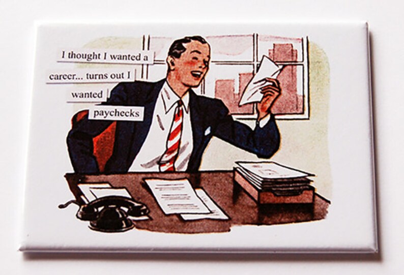 Funny Work ACEO Office Fridge Etsy