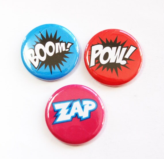 Funny Humor Button Comic Book Etsy