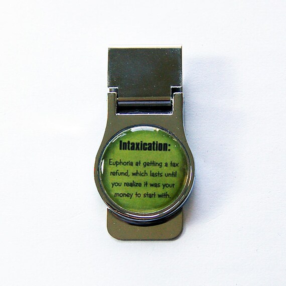 Money Clip Funny Money Clip Tax Humor Money Clip Etsy