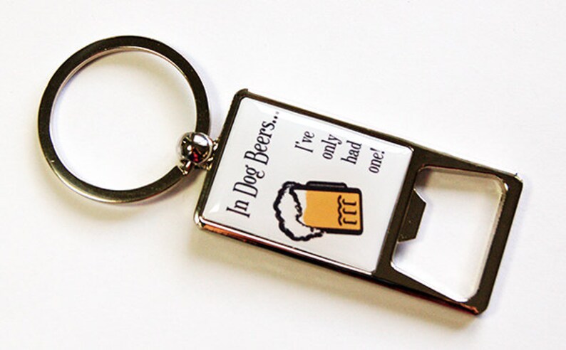 Iris Image Metal Bottle Opener Keyring in Gift Box