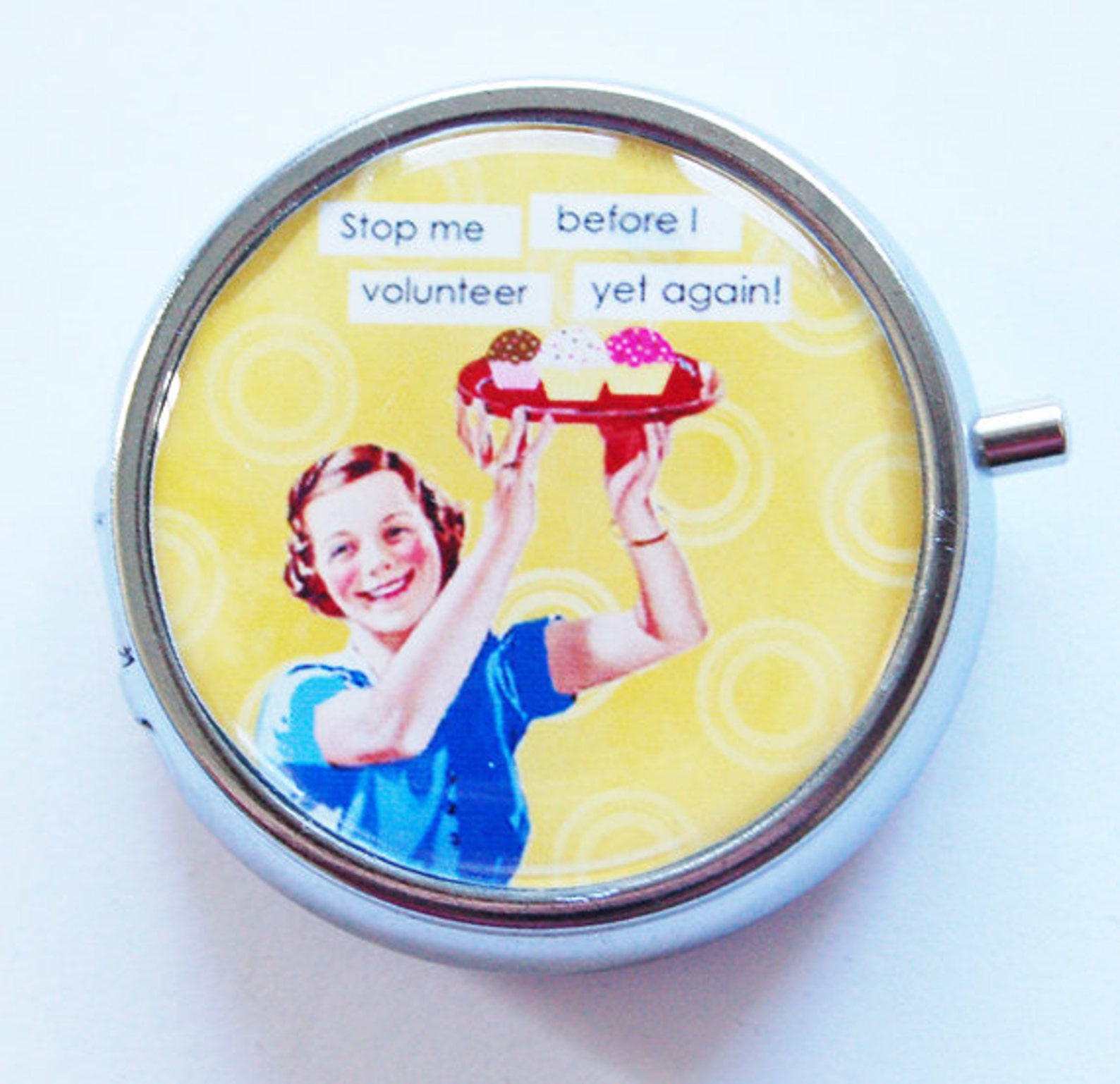 Funny Pill Box for Purse Travel Pill Case Pill Container Etsy