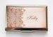 Personalized Business Card Case, business card holder, Personalized, card case, Custom Case, stainless steel, lace, you pick color (3537)