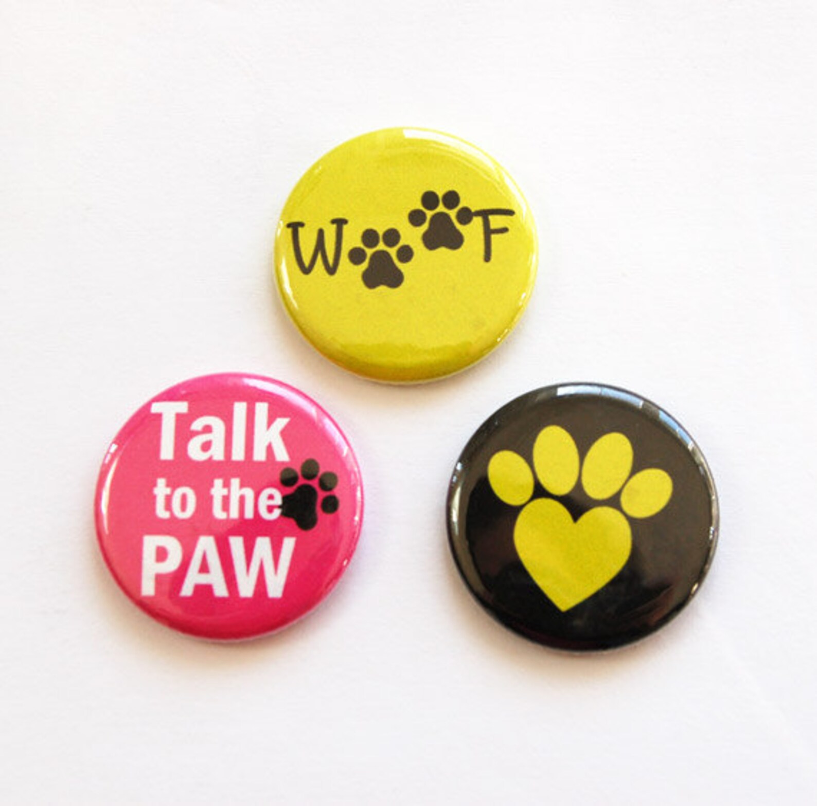 Dog Button Kitchen Gift for Dog Etsy