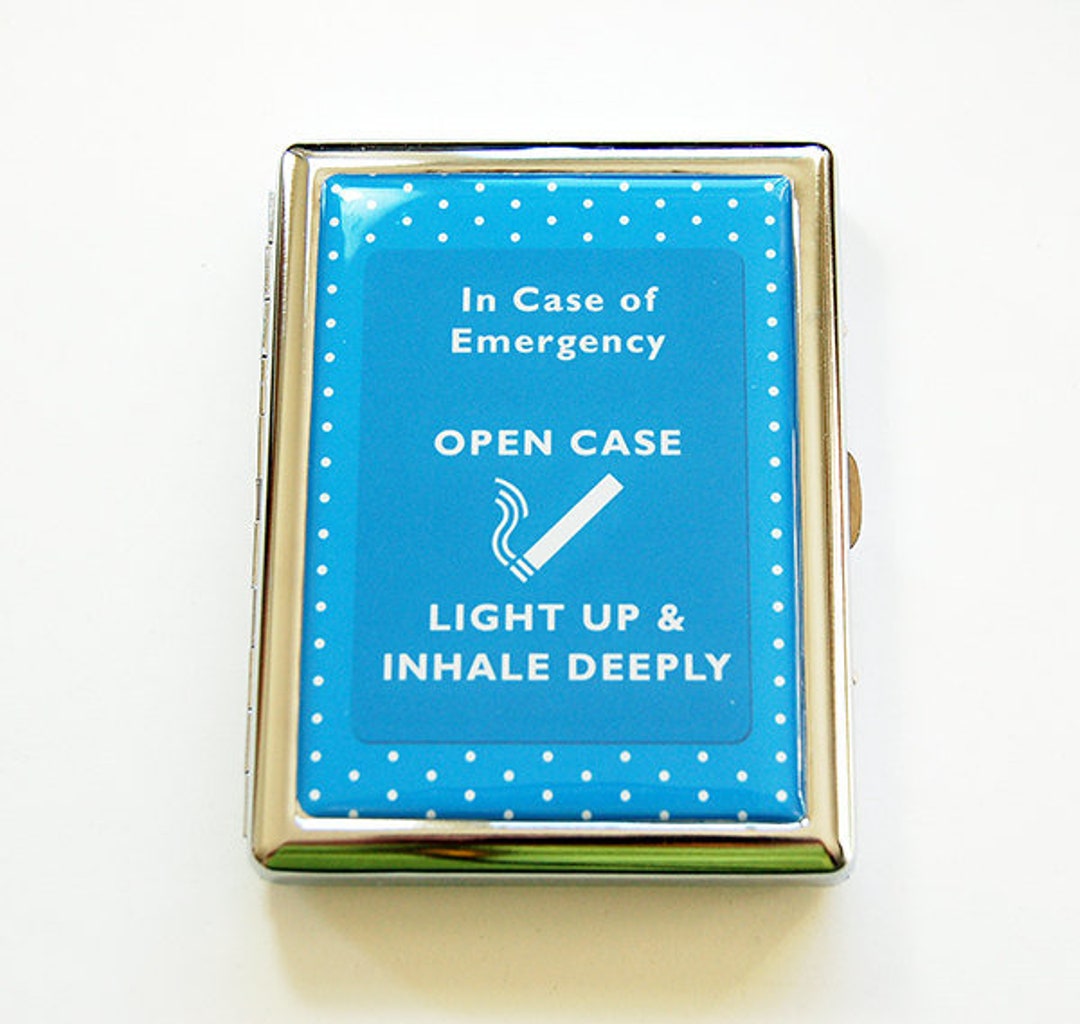 Blue Cigarette Case, Cigarette Case, Cigarette Holder, Cigarette Box