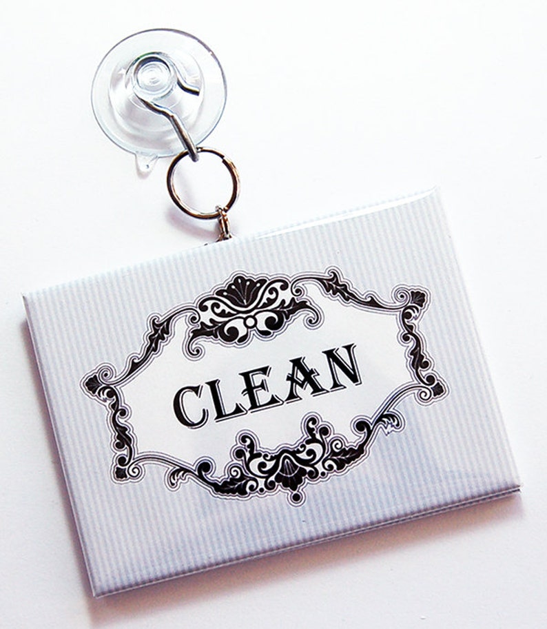Dishwasher Sign Kitchen Sign Sign With Suction Cup Clean Etsy Canada