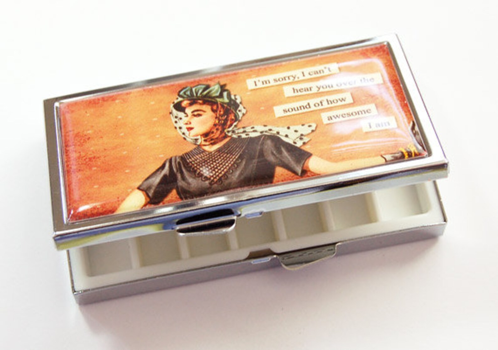 Funny Pill Box 7 Day How Awesome I Am Pill Case for Her Etsy