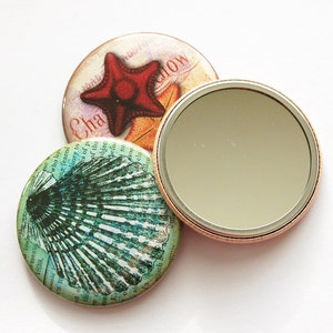 Pocket mirror, Funny mirror, Ambition, mirror, purse mirror, Gift for her, glass mirror, humorous mirror 3543 image 2