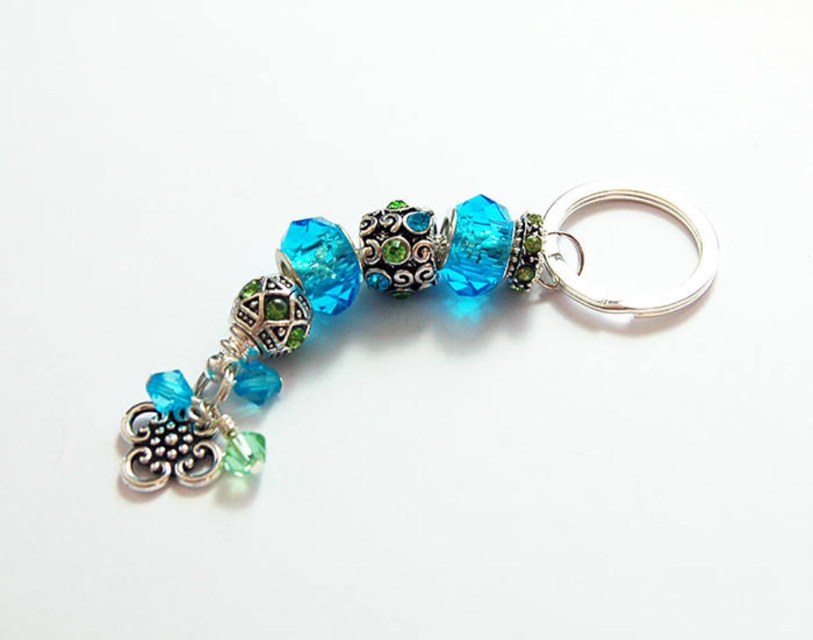 Glass Bead Keychain Pretty Keychain Stocking Stuffer Gift Etsy Canada