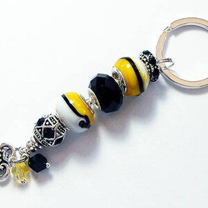 Pretty Keyring, Glass Bead Keychain, Keychain for Women, Stocking ...