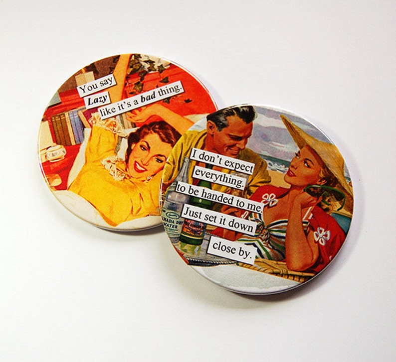 Drink Coasters Sassy Women Funny Coasters Coasters Humor Etsy