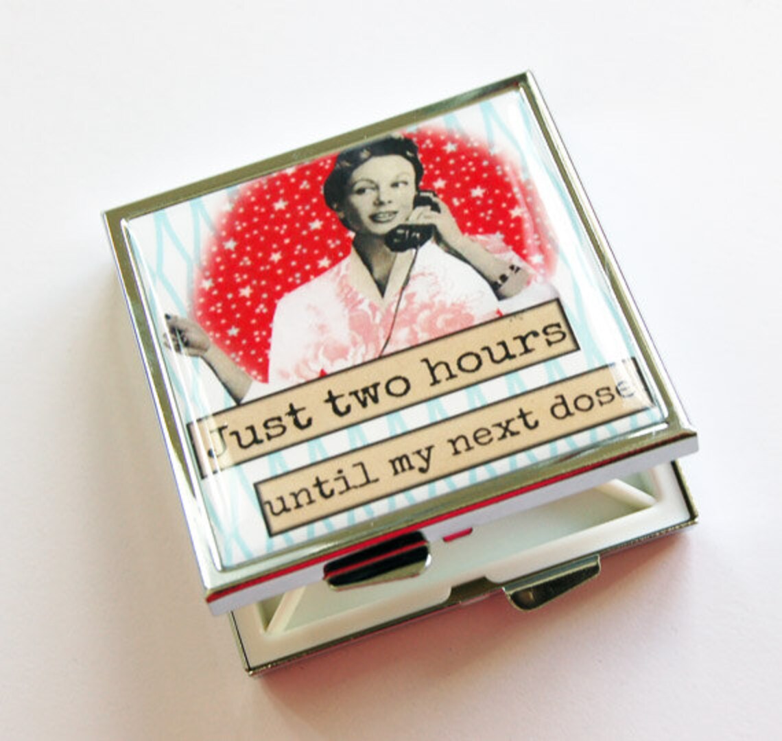 Funny pill box Funny pill case Humor Pill Case Pill Box Etsy