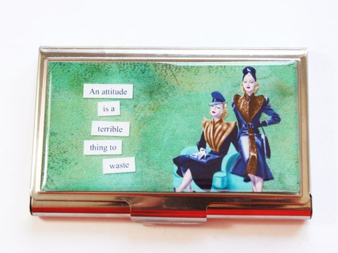 Business Card Case, Funny Card Case, Humor, Funny Business Card Case ...