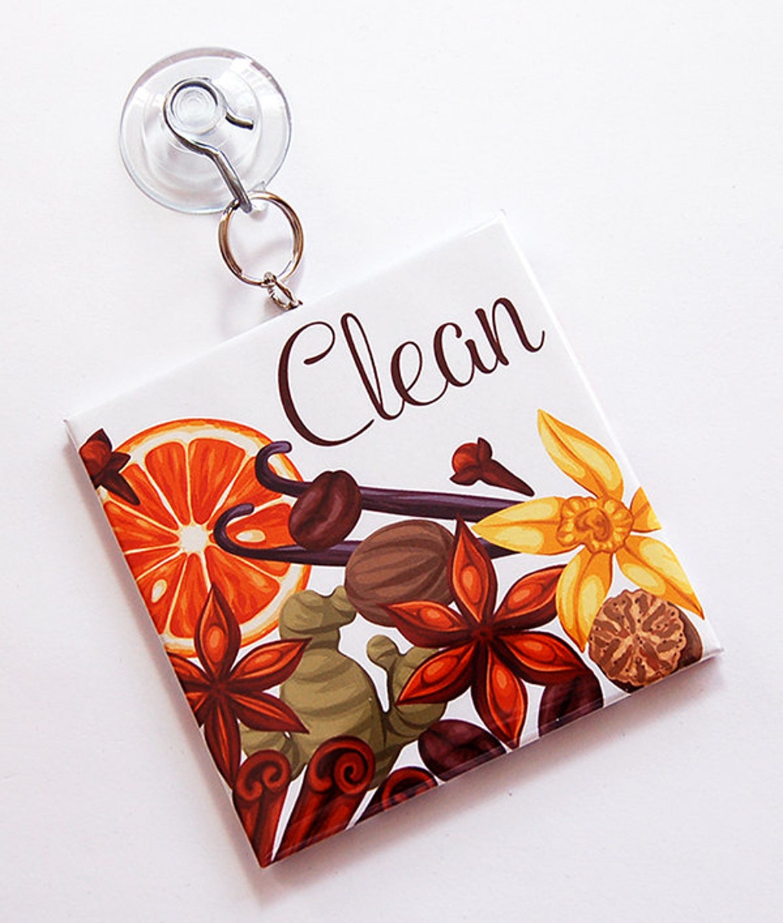 Dishwasher Sign With Suction Cup Dirty Dishes Sign Clean Etsy Canada