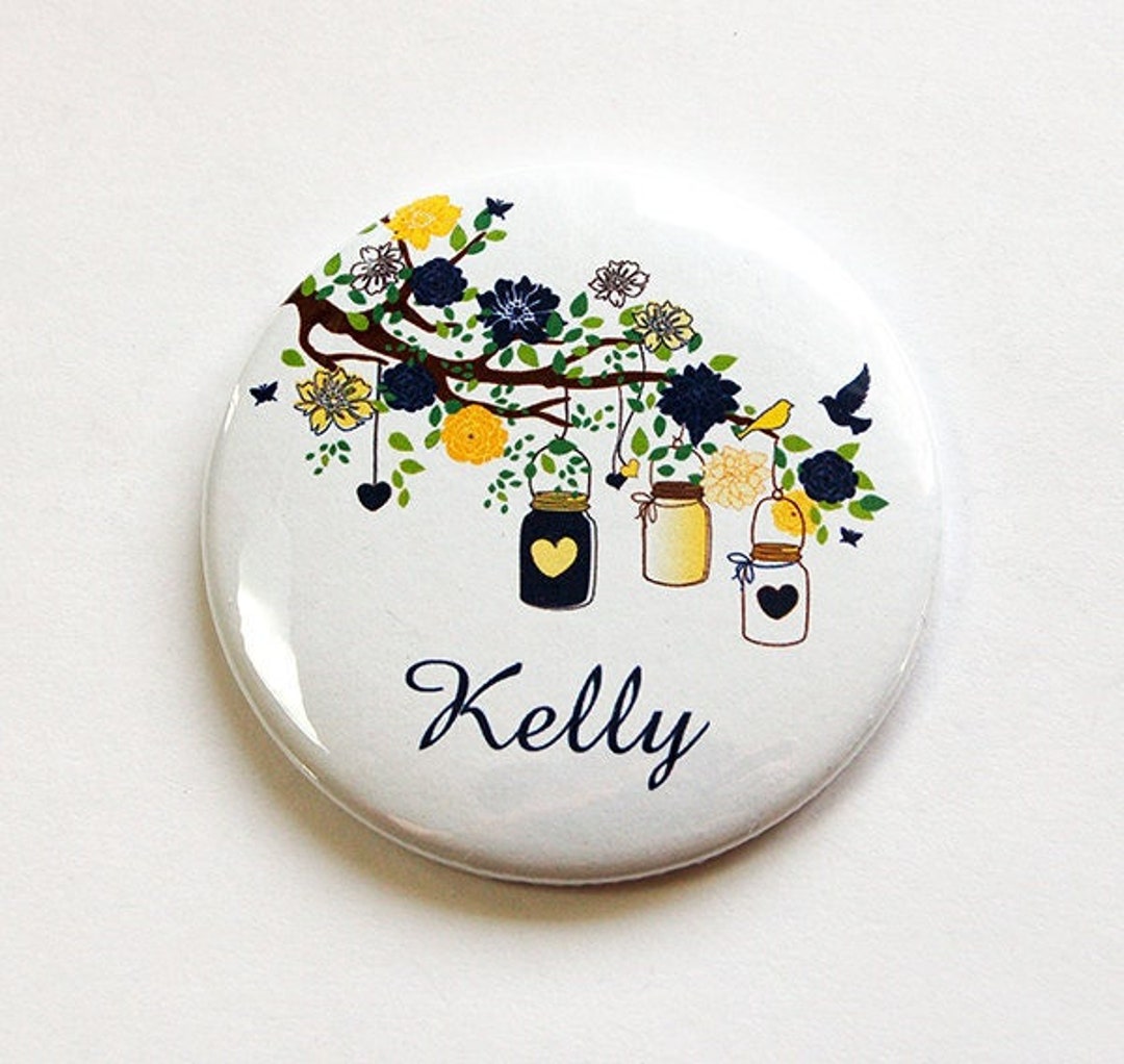 Pocket Mirror, Personalized Pocket Mirror, Custom Pocket Mirror