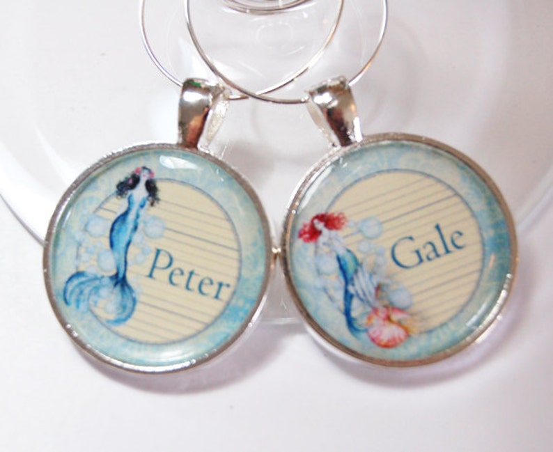 Personalized wine charms custom personalized charms Etsy