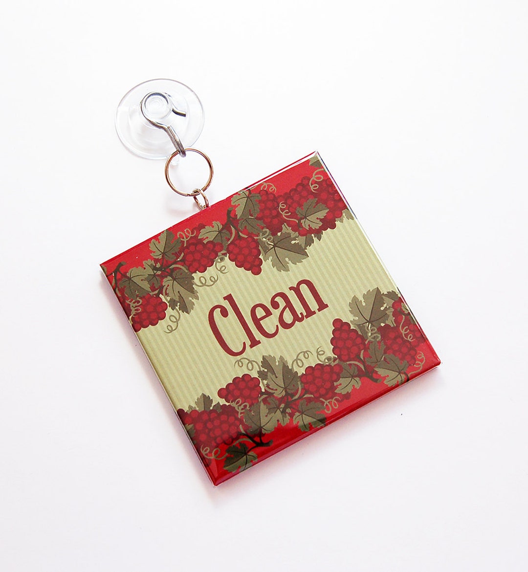 Dishwasher Sign, Works on Stainless Steel, Sign With Suction Cup, Clean ...