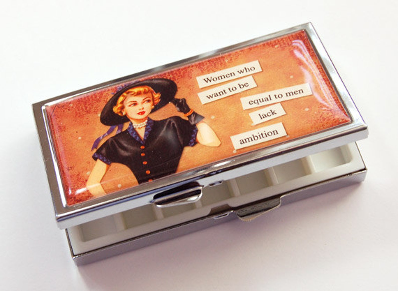 Funny Pill Case Pill Case 7 Day 7 Sections Pill Box Etsy