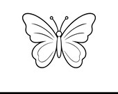 Butterfly svg png  Bundle, Cute Butterfly outline Clipart, Minimal Butterfly Cricut Cut File, Printable Butterfly Line Art for t shirt