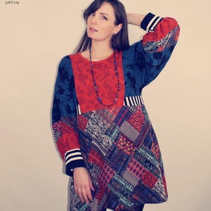 Upcycled Dress, Upcycled Clothing for Women, Reworked Dress
