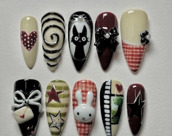 Whimsical Vintage Story Nail Set