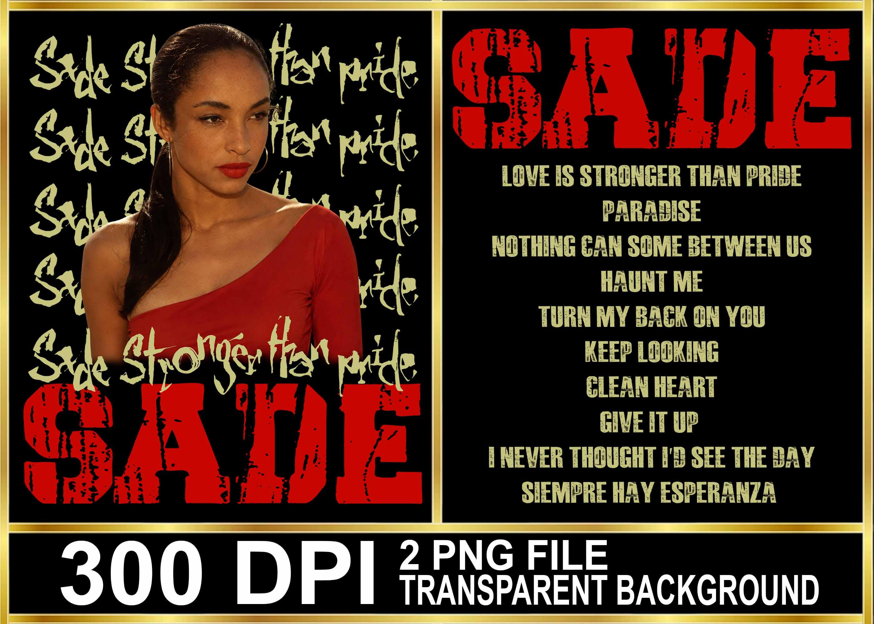 Sade Stronger Than Pride Shirt - Etsy Sade Stronger Than Pride Shirt - Etsy