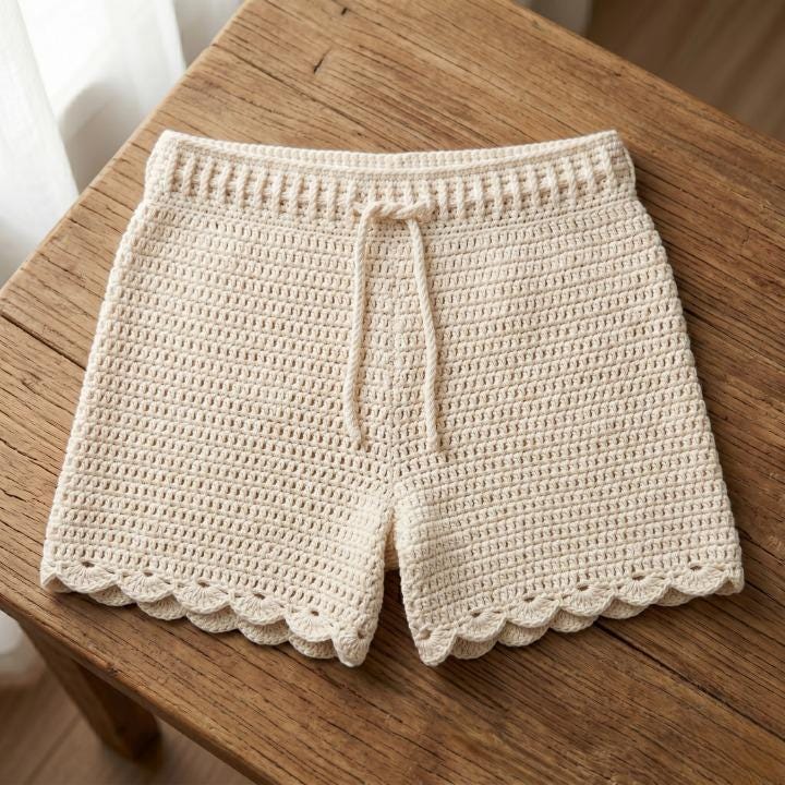 38 Women’s Crochet Shorts Patterns To Make Before Summer Hits 36 Crochet Shorts Pattern Easy Summer Drawstring