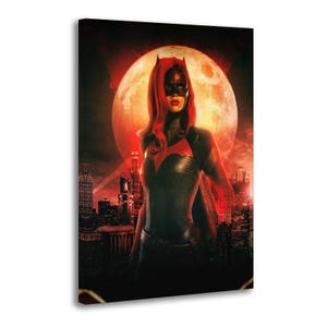 Batwoman Ruby Canvas Väggkonst Poster Tryck Vardagsrumsinredning