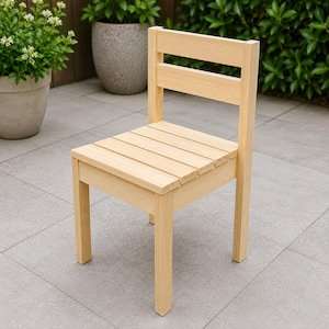 Kids Chair Build Plan: Montessori furniture Plans - easy Wood projects  PDF Download