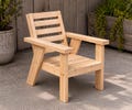 DIY Outdoor Wood Chair Build Plan: Garden Lounge-Outdoor patio furniture (PDF Download)