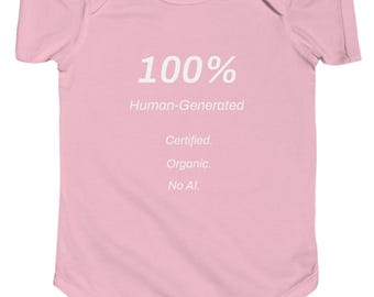 100% Human-Generated Baby Bodysuit